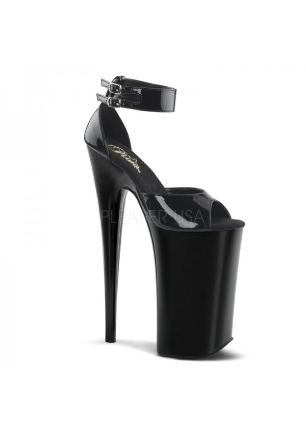 Black Ankle Strap 10 Inch Beyond Sandal