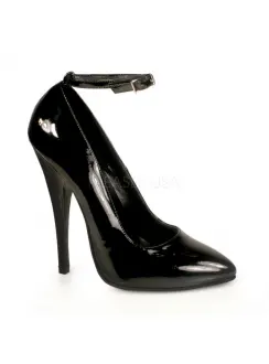 Fetish Shoes with 6-inch Stiletto Heel in Red or Black DAGGER-12