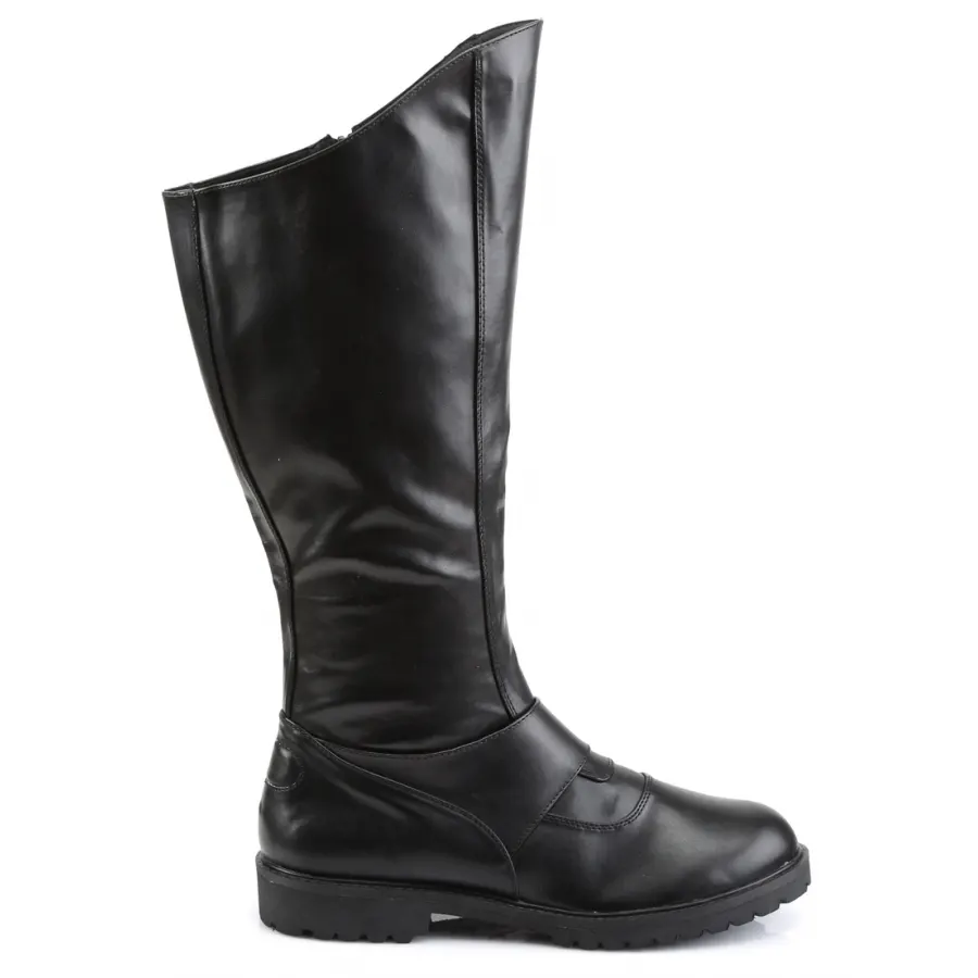 Gotham Knee High Costume Boots in Black | Batman Halloween Boots