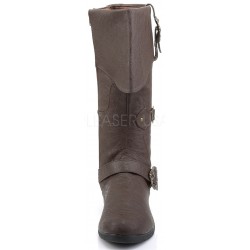 Caribbean Distressed Brown Pirate Boots