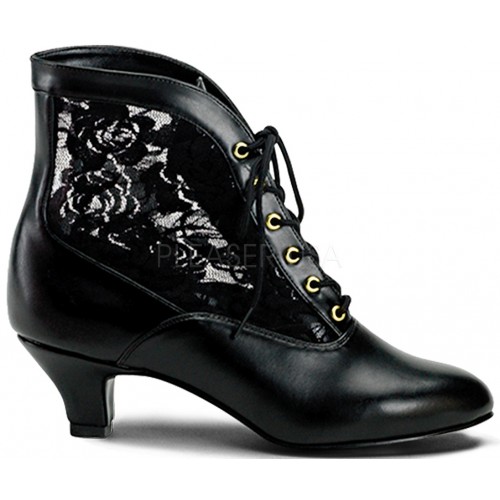 Black victorian lace up boots online