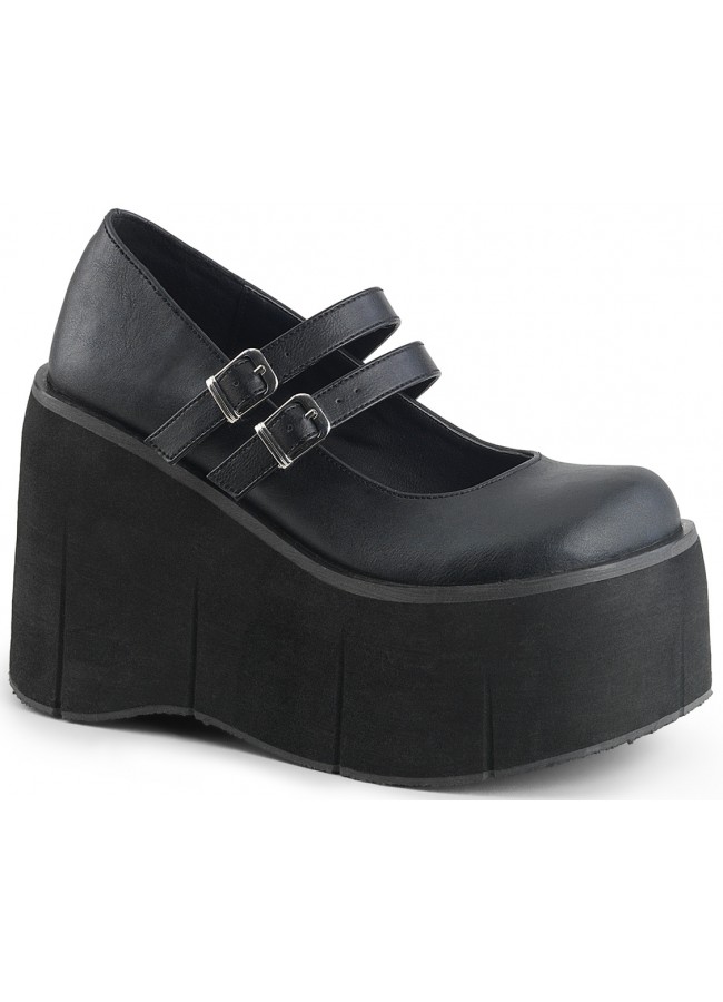 mary jane platform shoes black