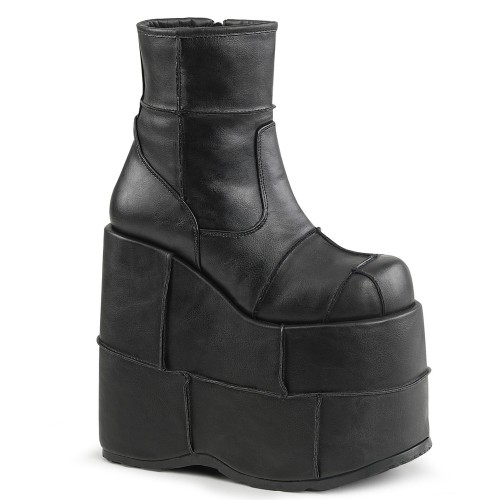 Black platform boots mens hotsell