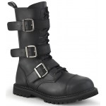 Riot 12 Mens Steel Toe Faux Leather Combat Boots