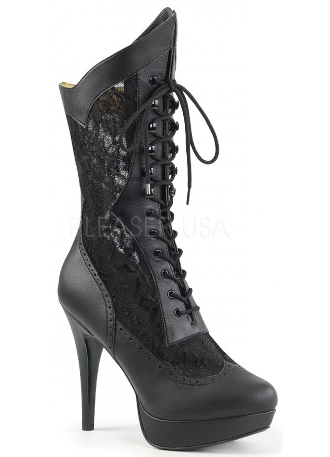 victorian black boots