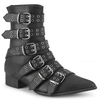 Warlock-70 Men's Winklepicker Style Calf High Boot