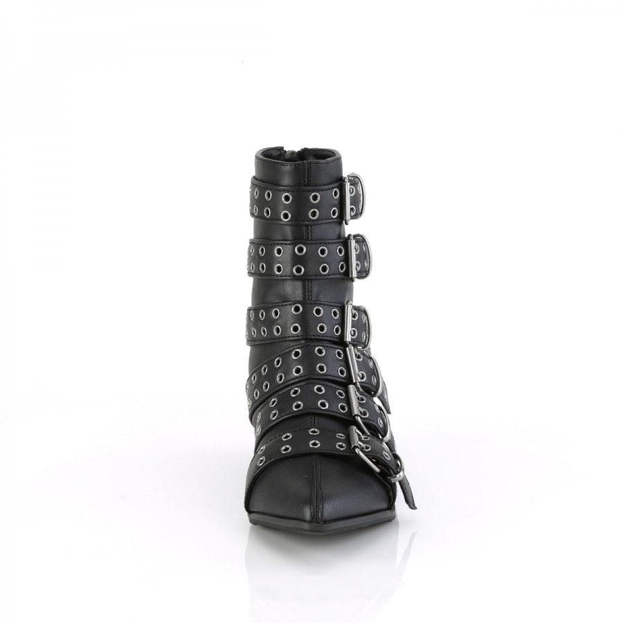 Warlock-70 Men's Winklepicker Style Pointed Toe Calf High Boot | Multi ...