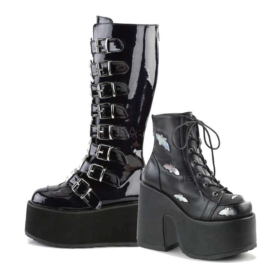 Demonia Gothic Boots, Goth Shoes 